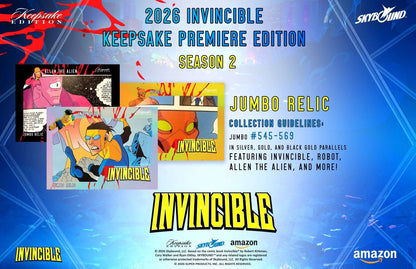 Invincible Season 2 Keepsake Premiere Edition Breaker Box 810216482732 at King Card Canada