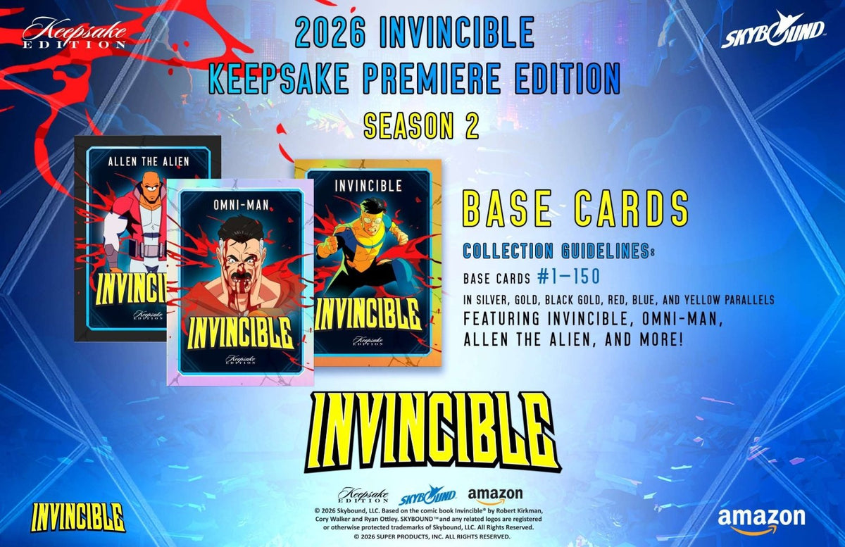 Invincible Season 2 Keepsake Premiere Edition Breaker Box 810216482732 at King Card Canada