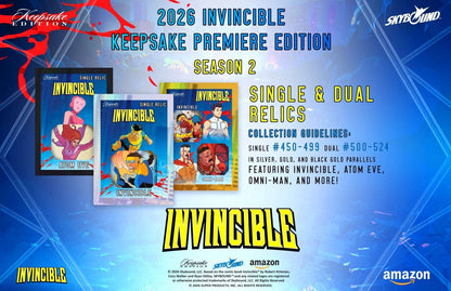 Invincible Season 2 Keepsake Premiere Edition Breaker Box 810216482732 at King Card Canada