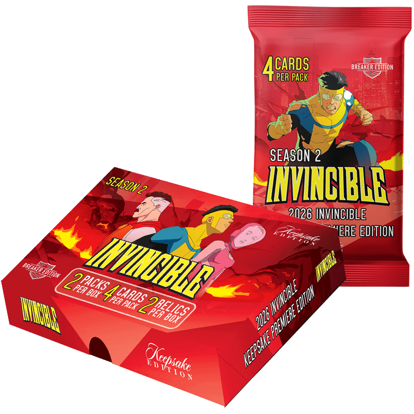 Invincible Season 2 Keepsake Premiere Edition Breaker Box 810216482732 at King Card Canada