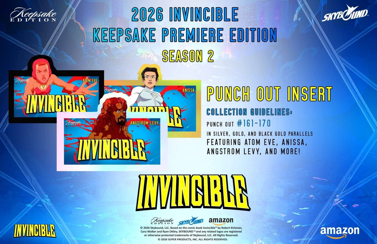 Invincible Season 2 Keepsake Premiere Edition Breaker Box 810216482732 at King Card Canada