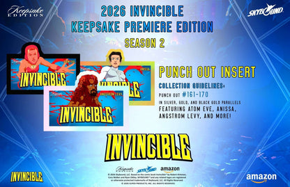 Invincible Season 2 Keepsake Premiere Edition Breaker Box 810216482732 at King Card Canada