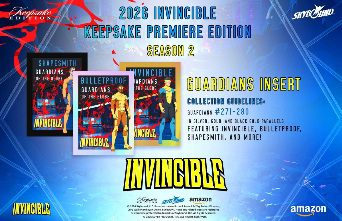 Invincible Season 2 Keepsake Premiere Edition Breaker Box 810216482732 at King Card Canada