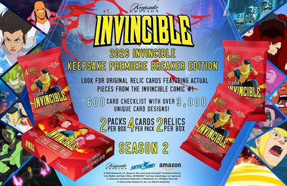 Invincible Season 2 Keepsake Premiere Edition Breaker Box 810216482732 at King Card Canada
