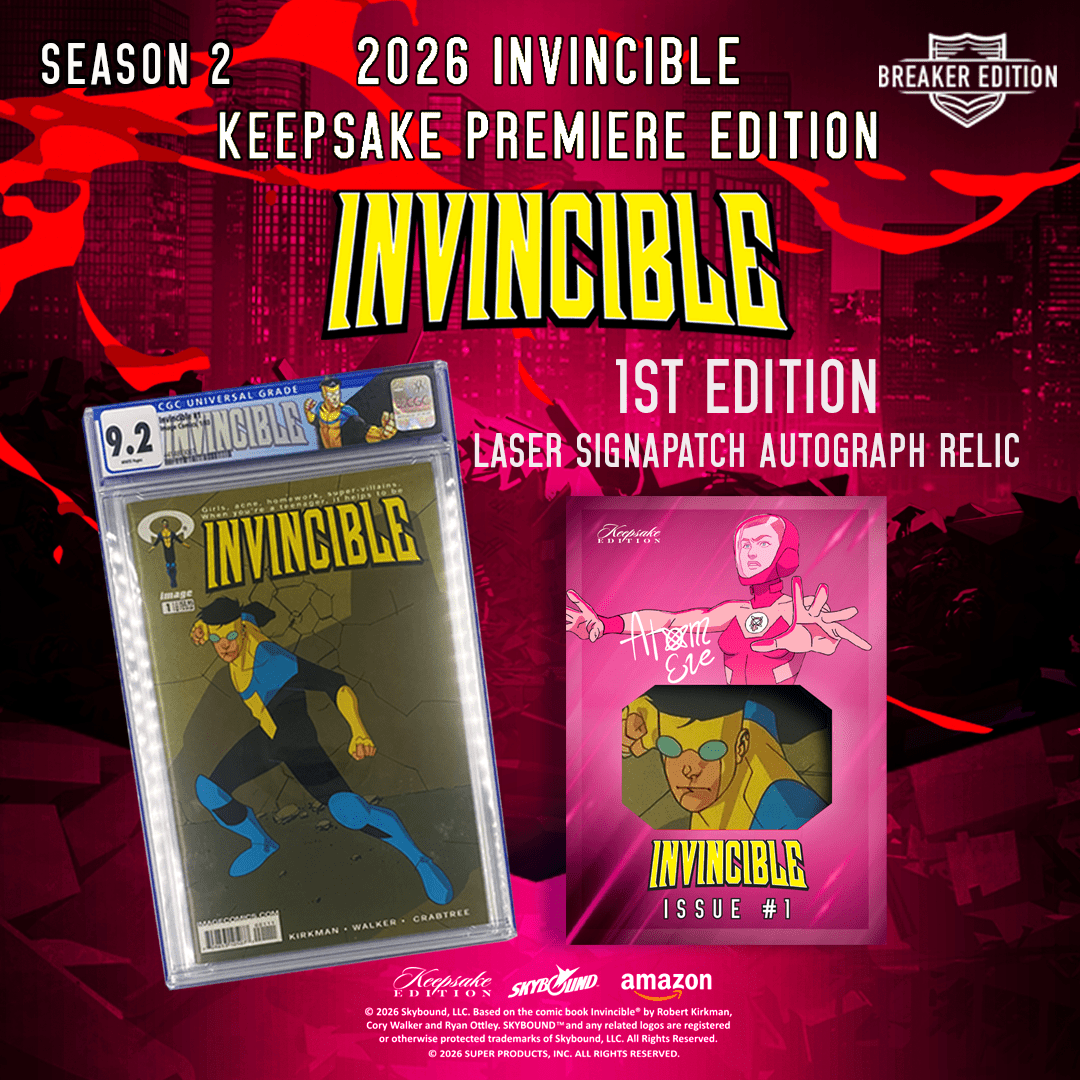 Invincible Season 2 Keepsake Premiere Edition Breaker Box 810216482732 at King Card Canada
