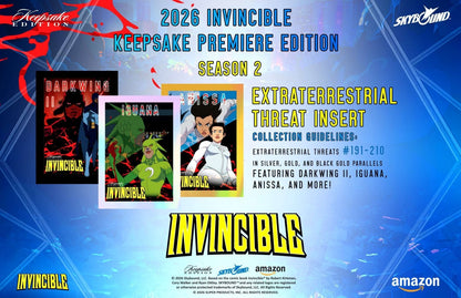 Invincible Season 2 Keepsake Premiere Edition Breaker Box 810216482732 at King Card Canada
