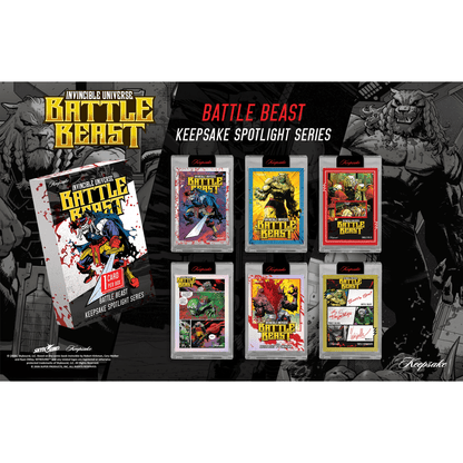 Invincible Universe Battle Beast Keepsake Spotlight Series Hobby Box 810216480127 at King Card Canada