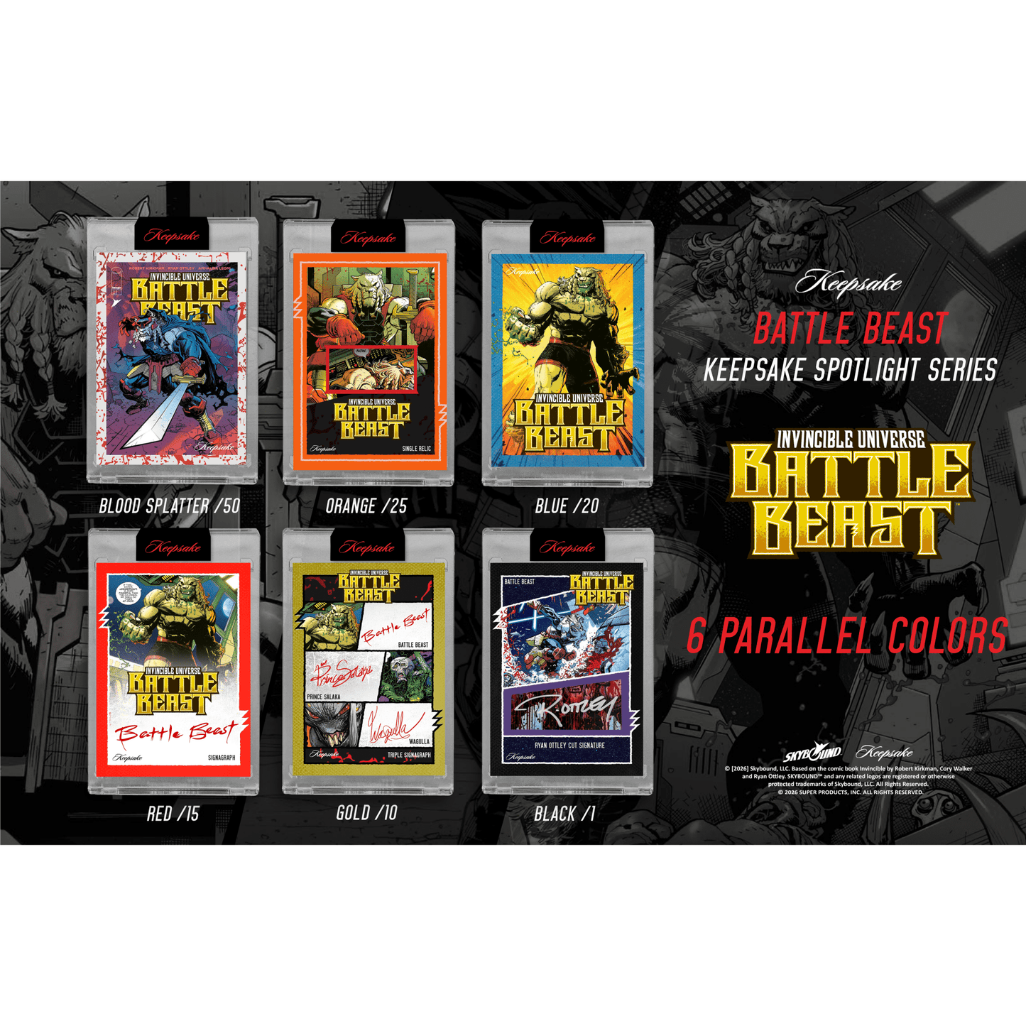 Invincible Universe Battle Beast Keepsake Spotlight Series Hobby Box 810216480127 at King Card Canada
