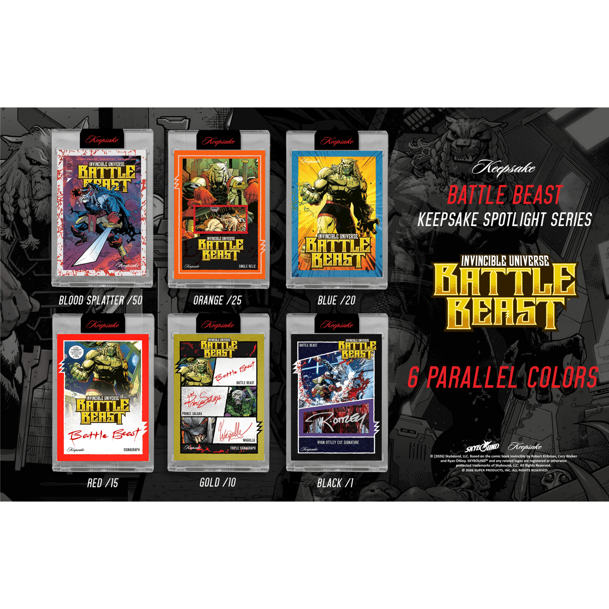 Invincible Universe Battle Beast Keepsake Spotlight Series Hobby Box 810216480127 at King Card Canada