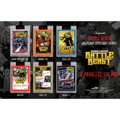 Invincible Universe Battle Beast Keepsake Spotlight Series Hobby Box 810216480127 at King Card Canada