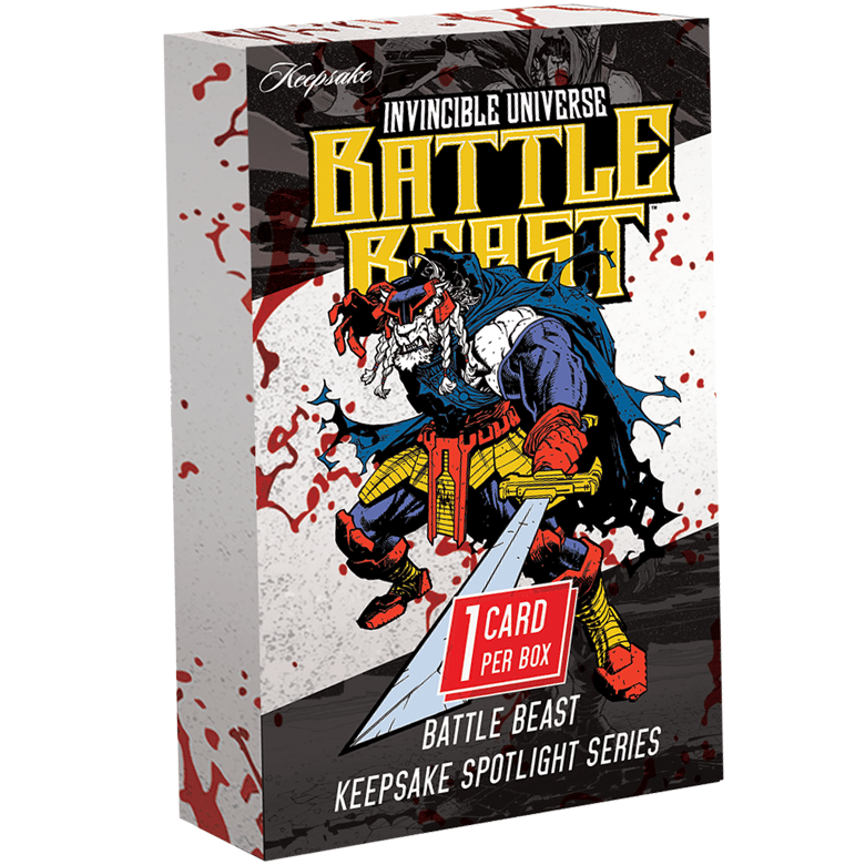 Invincible Universe Battle Beast Keepsake Spotlight Series Hobby Box 810216480127 at King Card Canada
