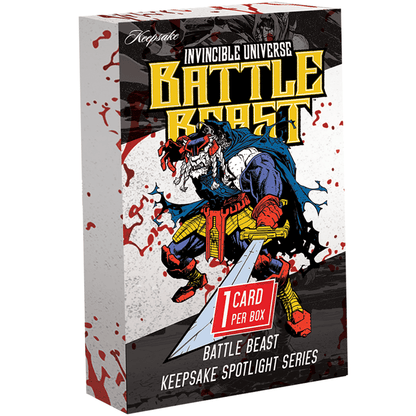 Invincible Universe Battle Beast Keepsake Spotlight Series Hobby Box 810216480127 at King Card Canada