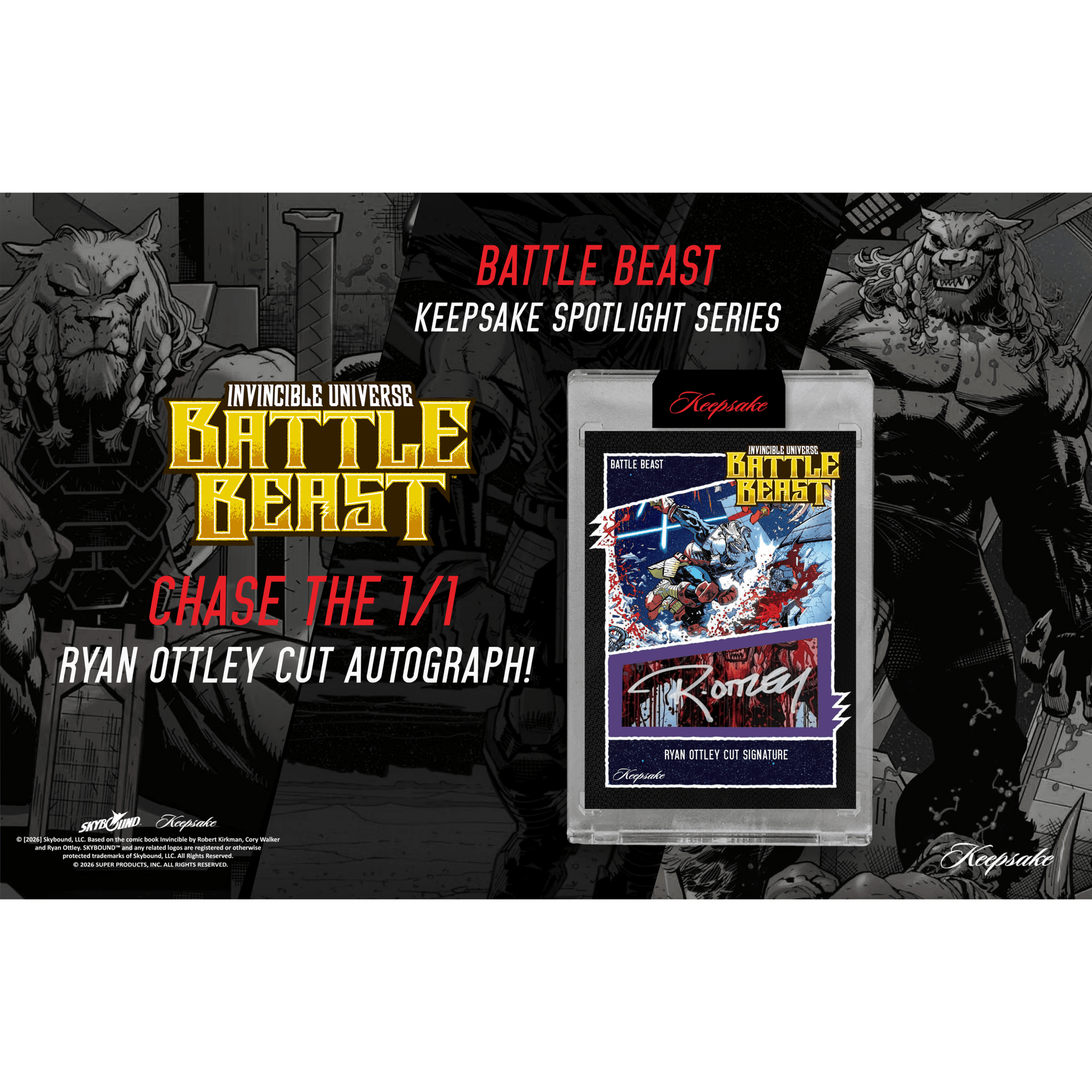 Invincible Universe Battle Beast Keepsake Spotlight Series Hobby Box 810216480127 at King Card Canada