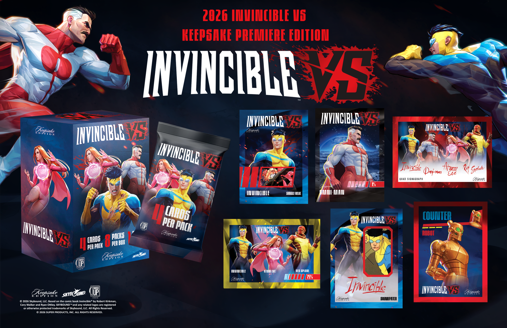 Invincible VS Keepsake Premiere Edition Collector's Box 810216480677 at King Card Canada