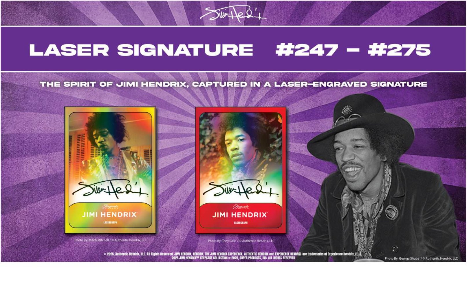 Jimi Hendrix 2025 Keepsake Premiere Collection Hobby Box 199284064478 at King Card Canada