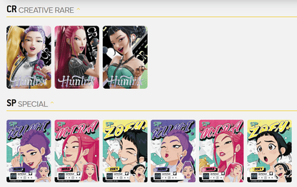 Kayou K-Pop Demon Hunters Collectible Trading Cards - Special Mini Edition 001-NA 6937187415577 at King Card Canada