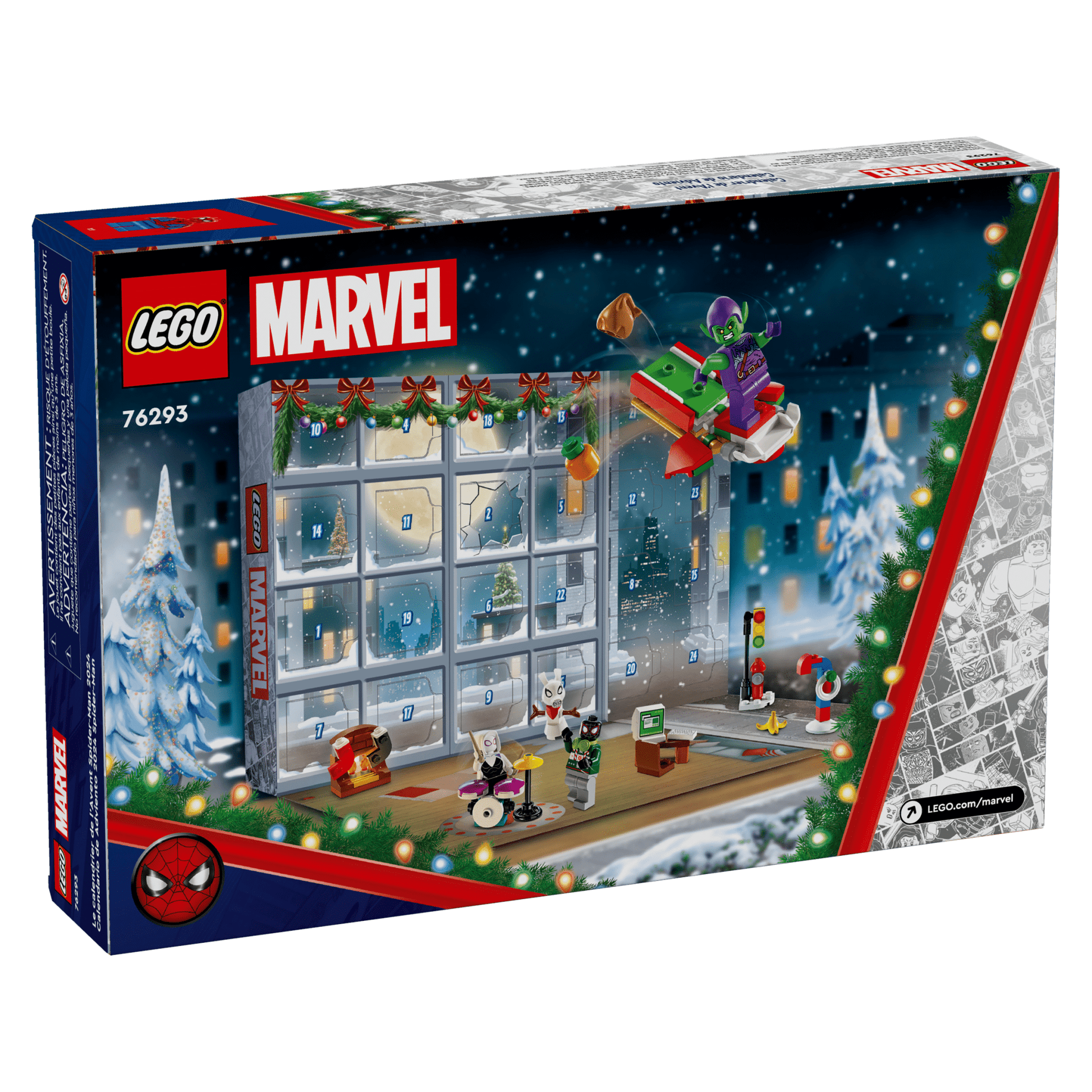 LEGO Marvel Spider - Man Advent Calendar 2024 873419390552 at King Card Canada