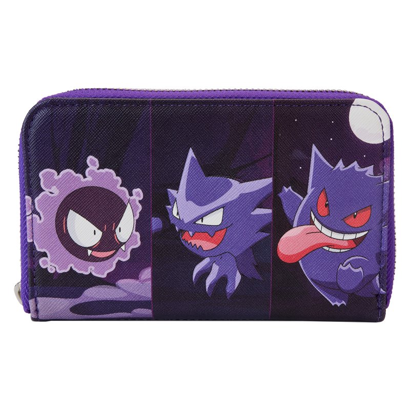 Loungefly Pokemon Gengar Evolution Zip Around Wallet 671803507883 - King Card Canada