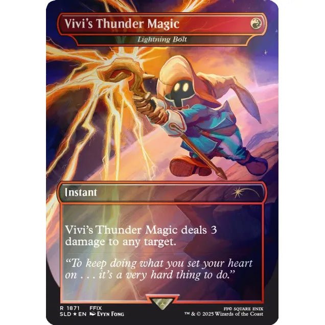 Magic: The Gathering - Secret Lair x Final Fantasy: Grimoire (English Rainbow Foil Edition) 195166291161 at King Card Canada