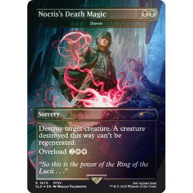Magic: The Gathering - Secret Lair x Final Fantasy: Grimoire (English Rainbow Foil Edition) 195166291161 at King Card Canada