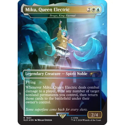 Magic: The Gathering - Secret Lair x Hatsune Miku: Winter Diva (English Rainbow Foil Edition) 195166262833 at King Card Canada
