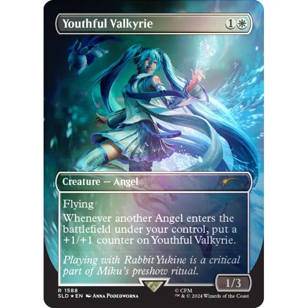Magic: The Gathering - Secret Lair x Hatsune Miku: Winter Diva (English Rainbow Foil Edition) 195166262833 at King Card Canada