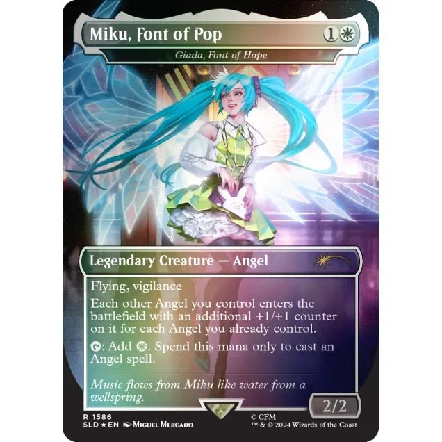 Magic: The Gathering - Secret Lair x Hatsune Miku: Winter Diva (English Rainbow Foil Edition) 195166262833 at King Card Canada