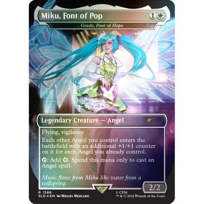 Magic: The Gathering - Secret Lair x Hatsune Miku: Winter Diva (English Rainbow Foil Edition) 195166262833 at King Card Canada