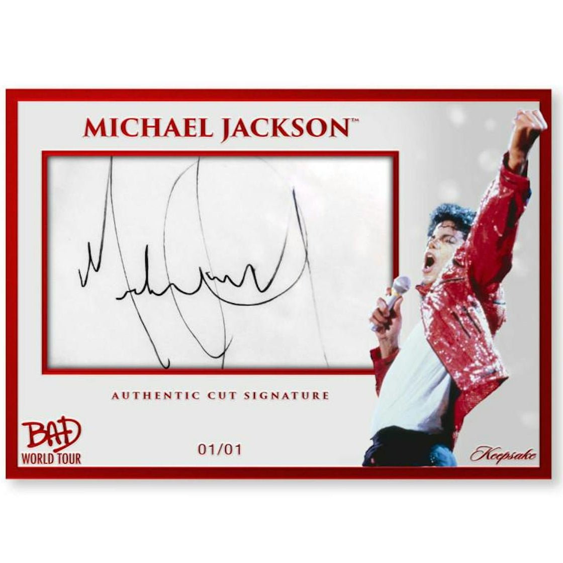 Michael Jackson Bad World Tour Keepsake Premiere Collection Breaker Box 199284466609 at King Card Canada