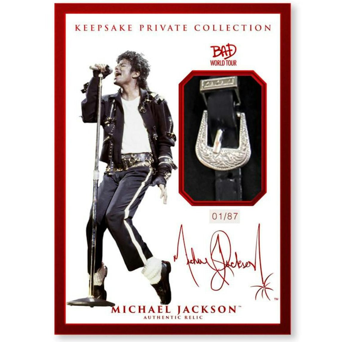 Michael Jackson Bad World Tour Keepsake Premiere Collection Breaker Box 199284466609 at King Card Canada