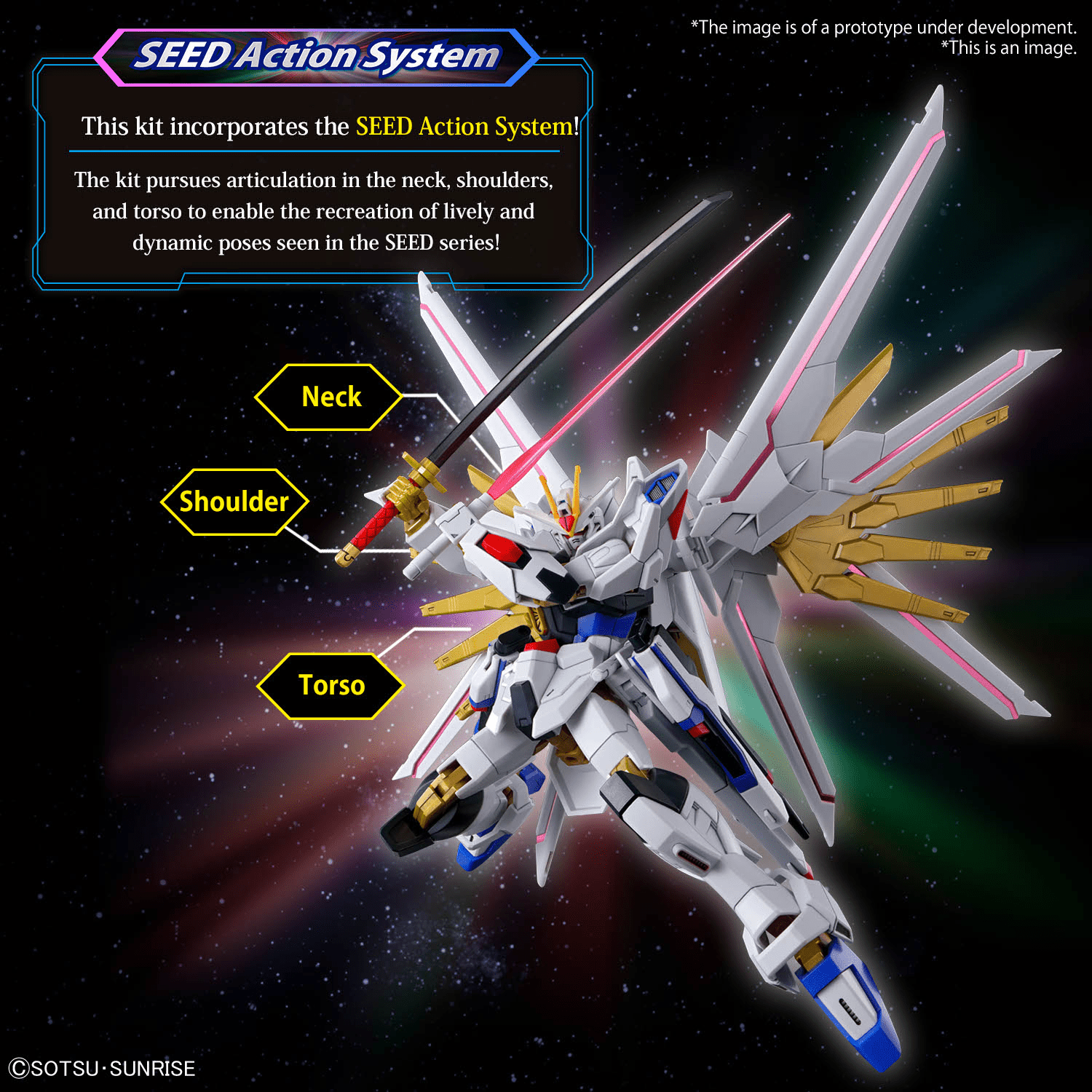 Mighty Strike Freedom Gundam - Cosmic Era 250 Gunpla Model (HG 1/144 Scale) 4573102663849 at King Card Canada