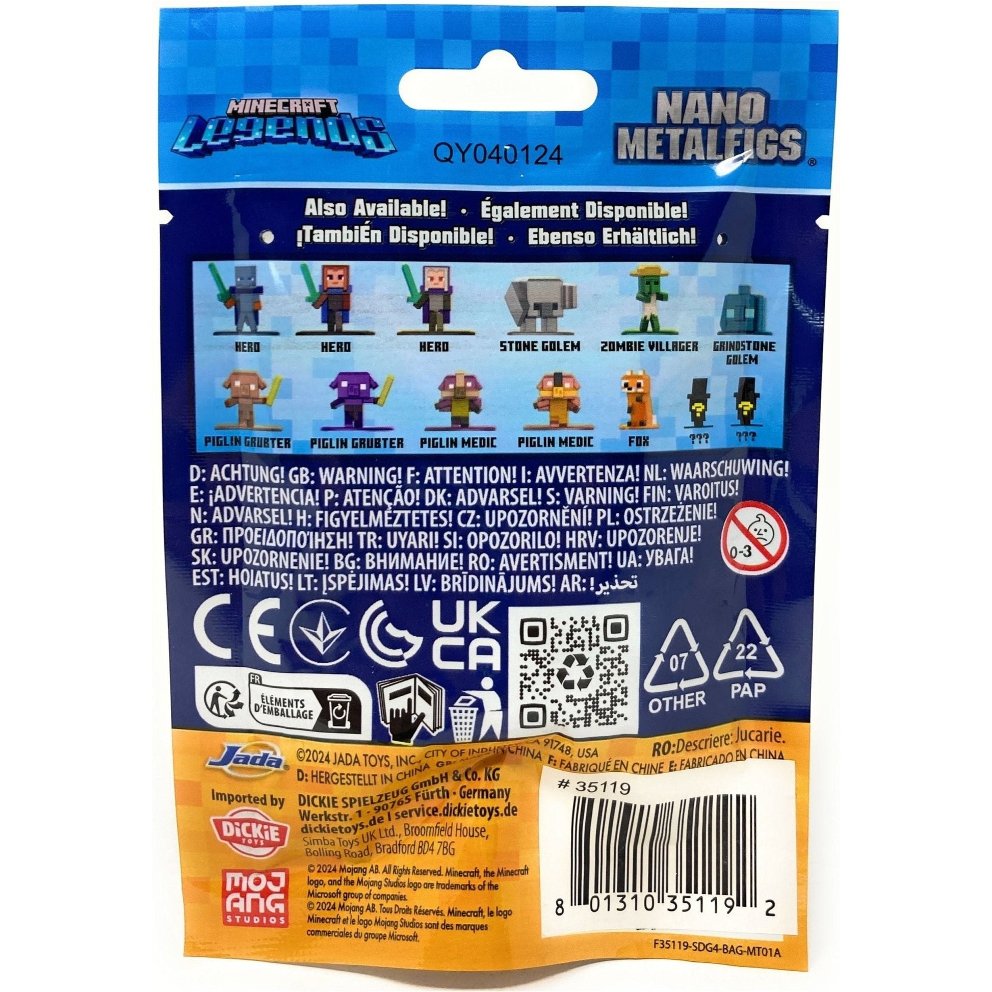 Minecraft Legends Nano Metalfigs Blind Bag 801310351192 - King Card Canada