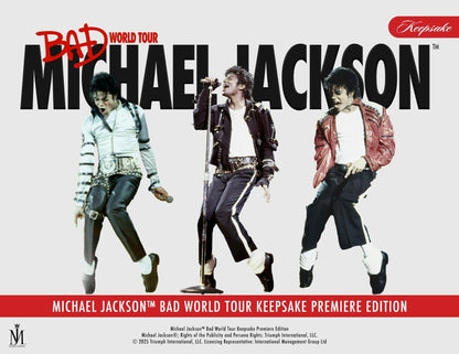 Michael Jackson Bad World Tour Keepsake Premiere Collection Hobby Box