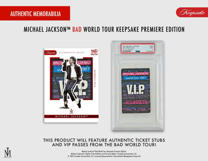 Michael Jackson Bad World Tour Keepsake Premiere Collection Hobby Box