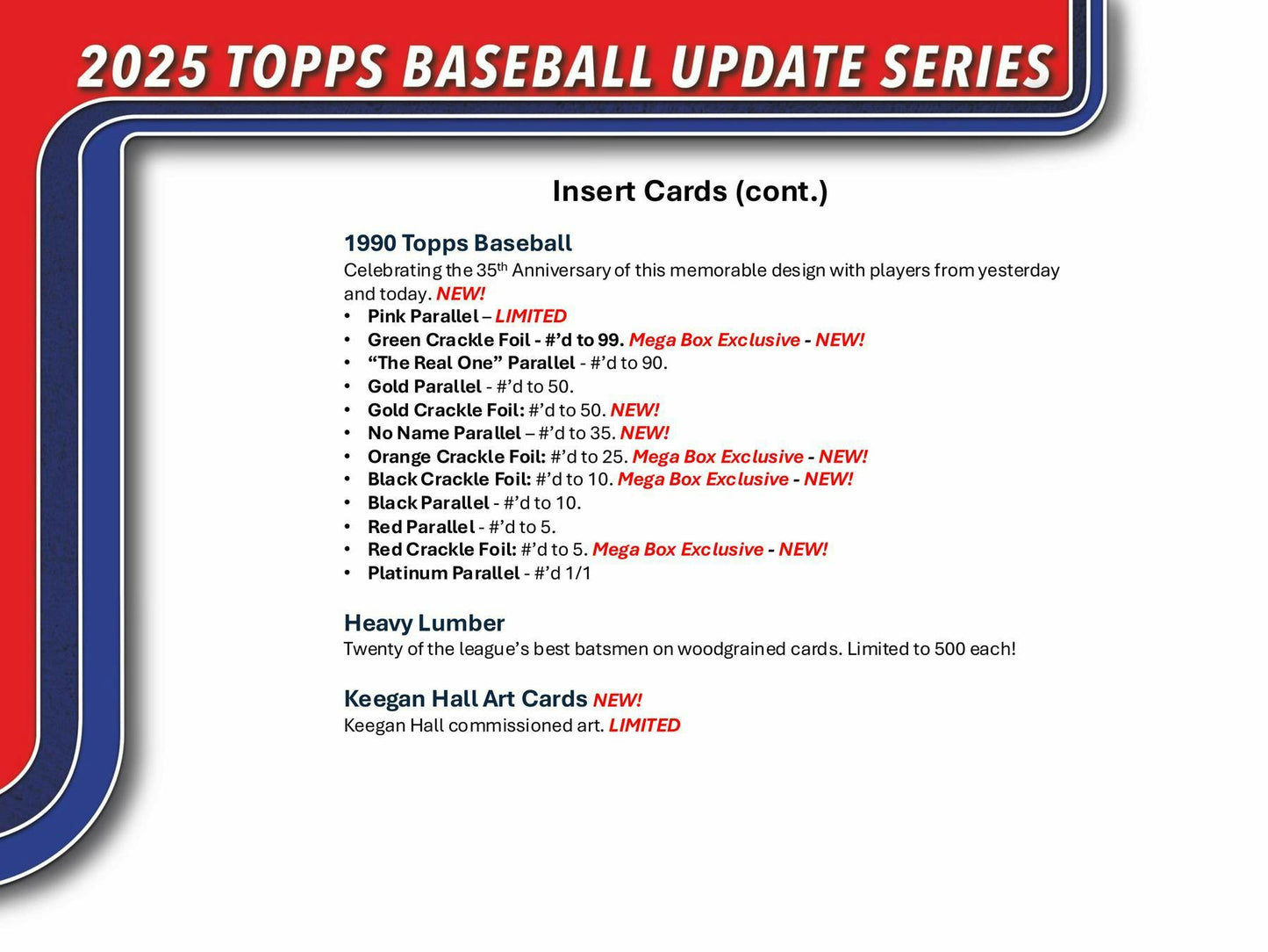 2025 Topps Update Series Baseball Jumbo Value Fat Pack