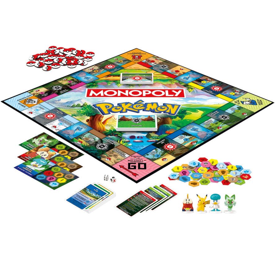 Monopoly Pokemon Edition Board Game (Bilingual) 195166288529 at King Card Canada