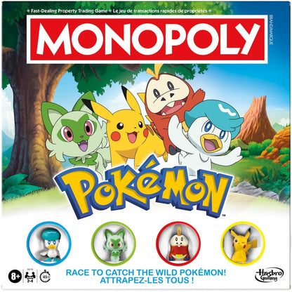 Monopoly Pokemon Edition Board Game (Bilingual) 195166288529 at King Card Canada
