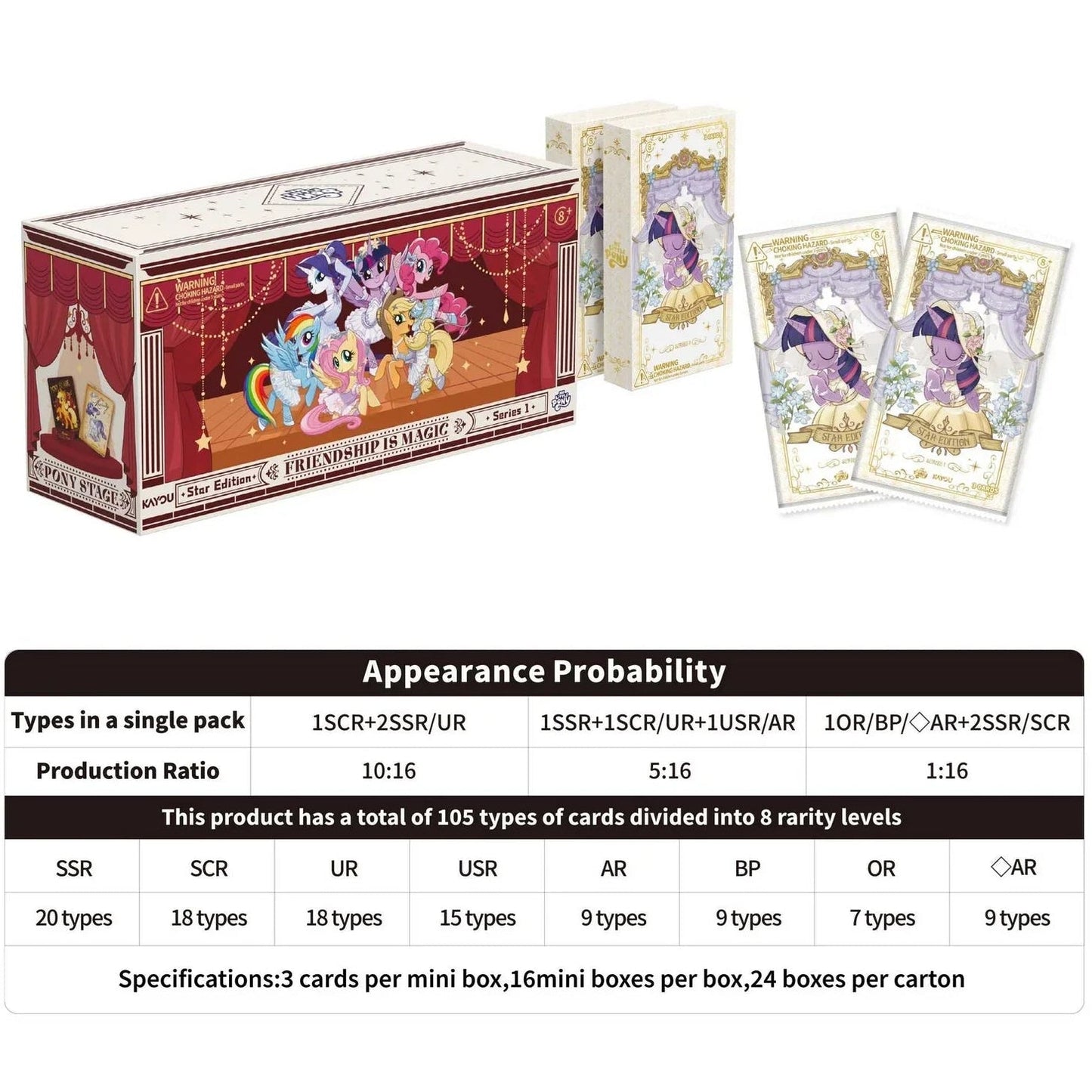 My Little Pony Friendship Eternal Cards - Friendship is Magic - Star Edition (Series 1) 6937187412507 at King Card Canada