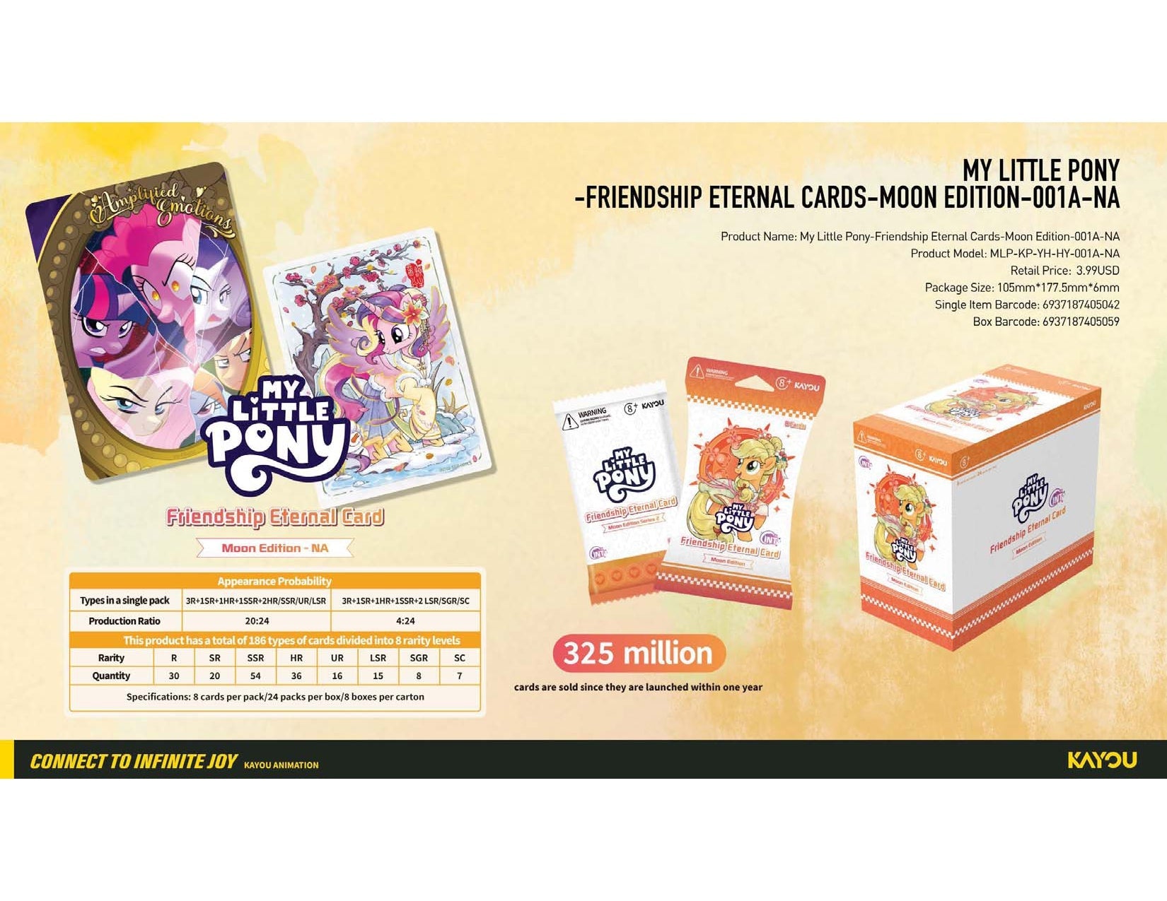 My Little Pony Friendship Eternal Cards Moon Edition 01 Booster Box 6937187405059 at King Card Canada
