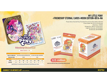 My Little Pony Friendship Eternal Cards Moon Edition 01 Booster Box 6937187405059 at King Card Canada