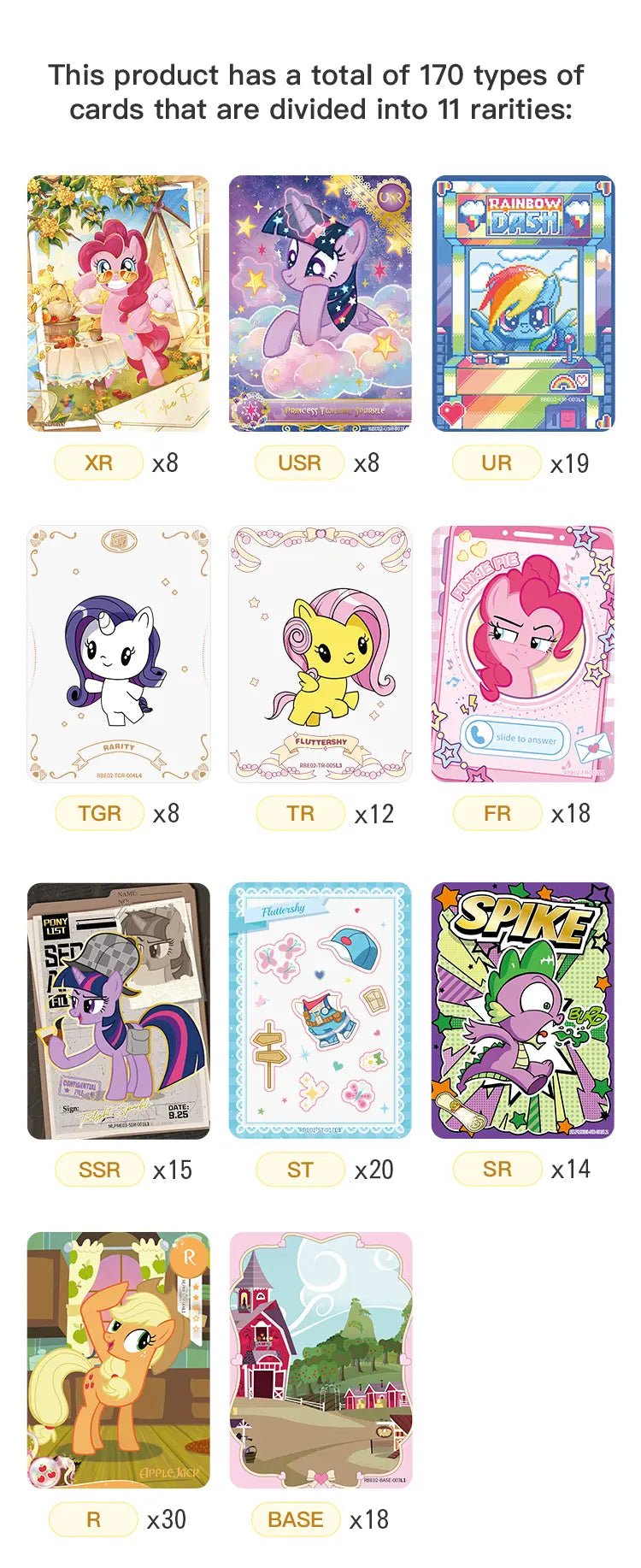 My Little Pony Friendship Eternal Cards - Rainbow Edition 002-NA 6937187414778 at King Card Canada