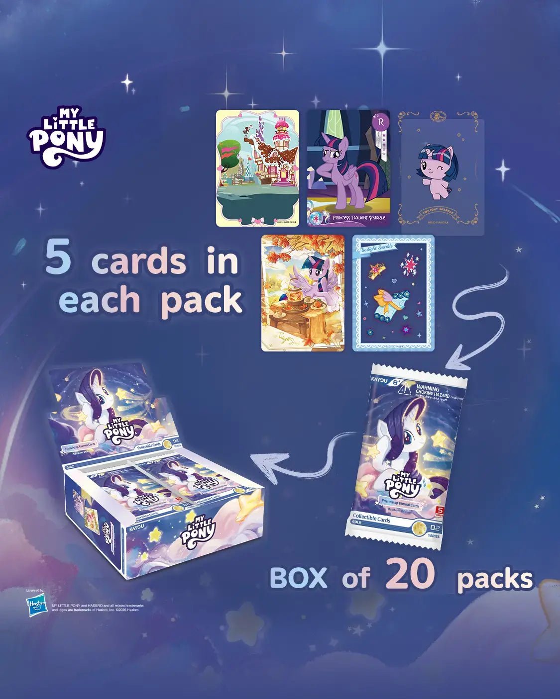 My Little Pony Friendship Eternal Cards - Rainbow Edition 002-NA 6937187414778 at King Card Canada