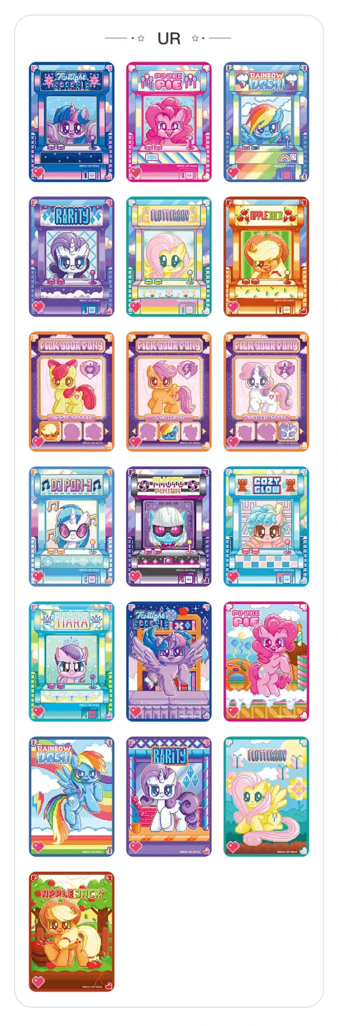 My Little Pony Friendship Eternal Cards - Rainbow Edition 002-NA 6937187414778 at King Card Canada