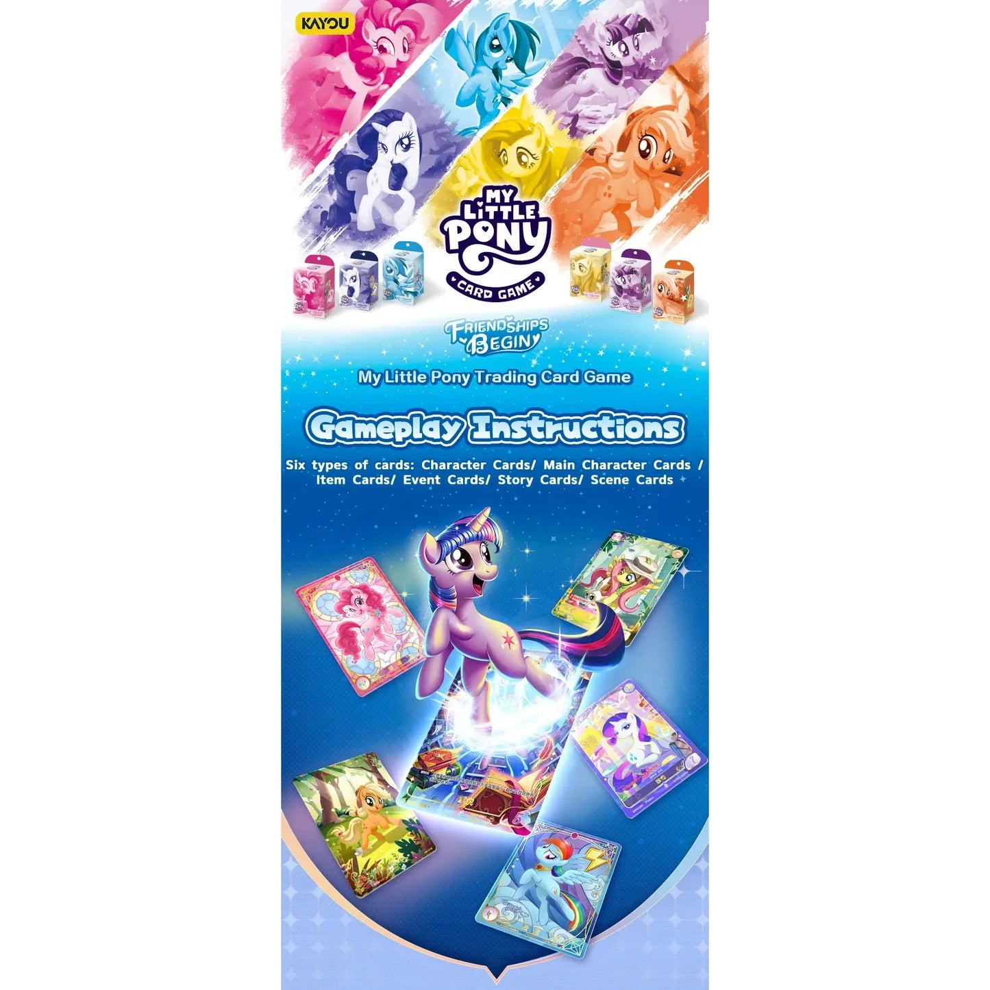 My Little Pony Trading Card Game Friendships Begin Starter Deck 6937187411777 at King Card Canada