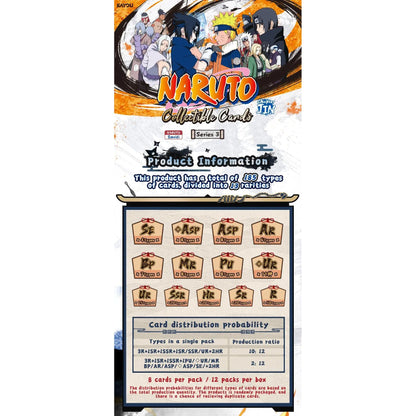 Naruto Smriti Collectible Trading Cards Booster Box - Chapter Jin (Series 3) 6937187414839 at King Card Canada