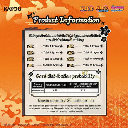 Naruto Smriti Collectible Trading Cards Booster Box - Earth Scroll (Series 1) 6937187409859 at King Card Canada