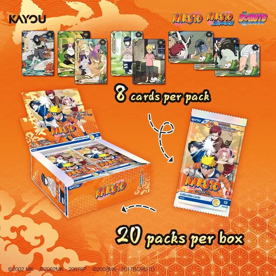 Naruto Smriti Collectible Trading Cards Booster Box - Earth Scroll (Series 1) 6937187409859 at King Card Canada