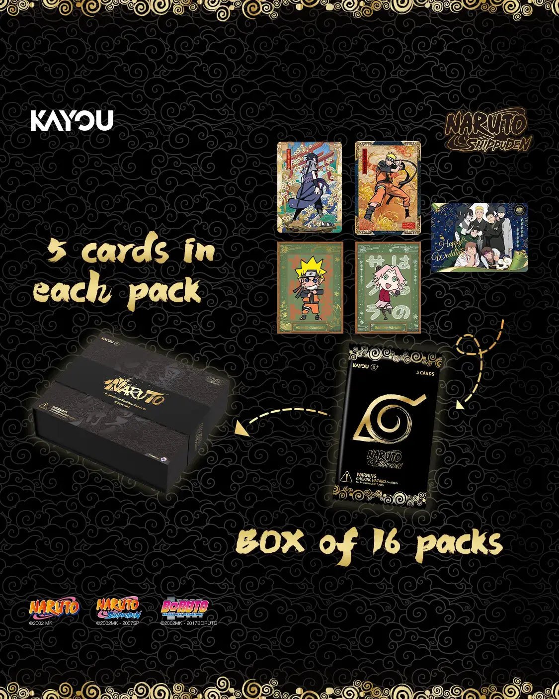 Naruto Smriti Collectible Trading Cards Premium Collector Box - Ninja Age 6937187419247 at King Card Canada