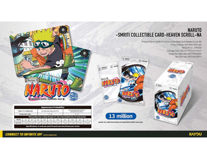 Naruto Smriti Collectible Trading Cards Series 1 Booster Box - Heaven Scroll 6937187405011 at King Card Canada