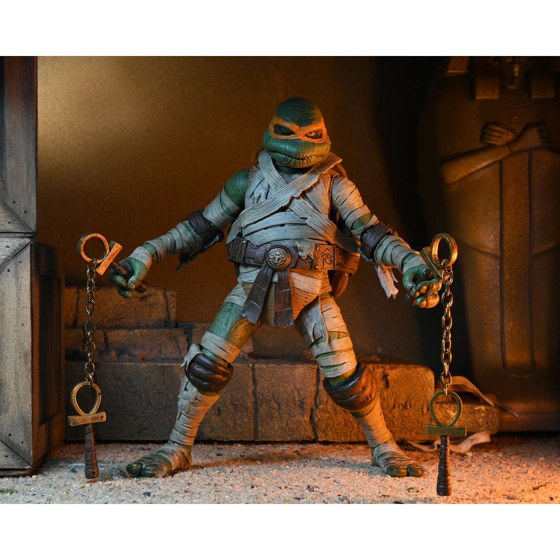 NECA TMNT x Universal Monsters (Michelangelo as The Mummy) [BOX DAMAGE] 634482541876 at King Card Canada